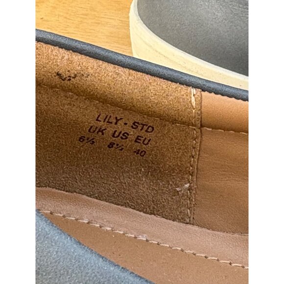 Hotter Lily Leather Mary Jane Blue Shoes Sneakers Comfort Size 8.5" England - Picture 12 of 12